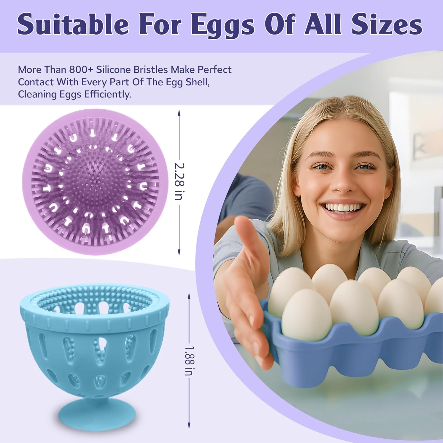 Egg Scrubber for Fresh Eggs