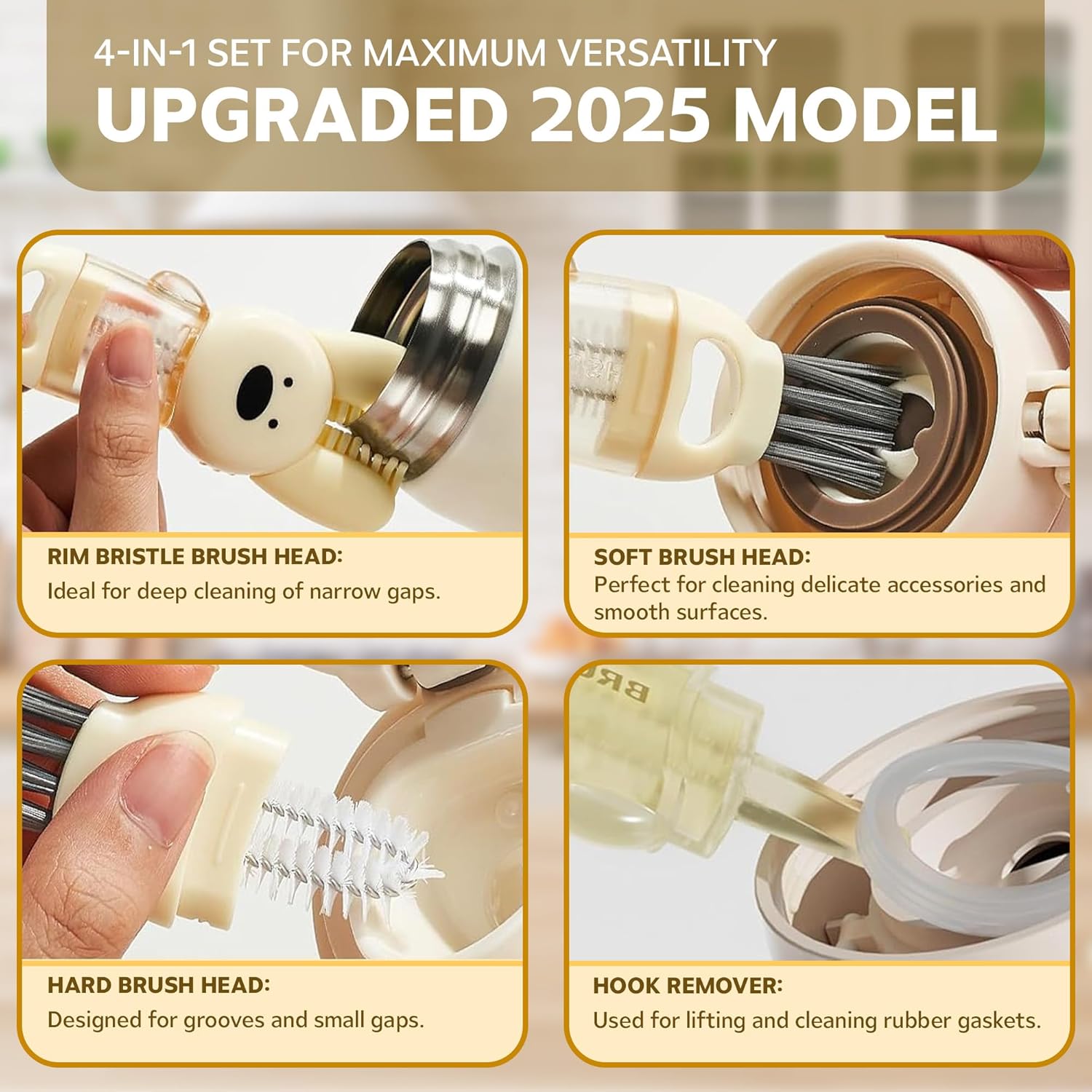 Cup Lid Cleaning Brush