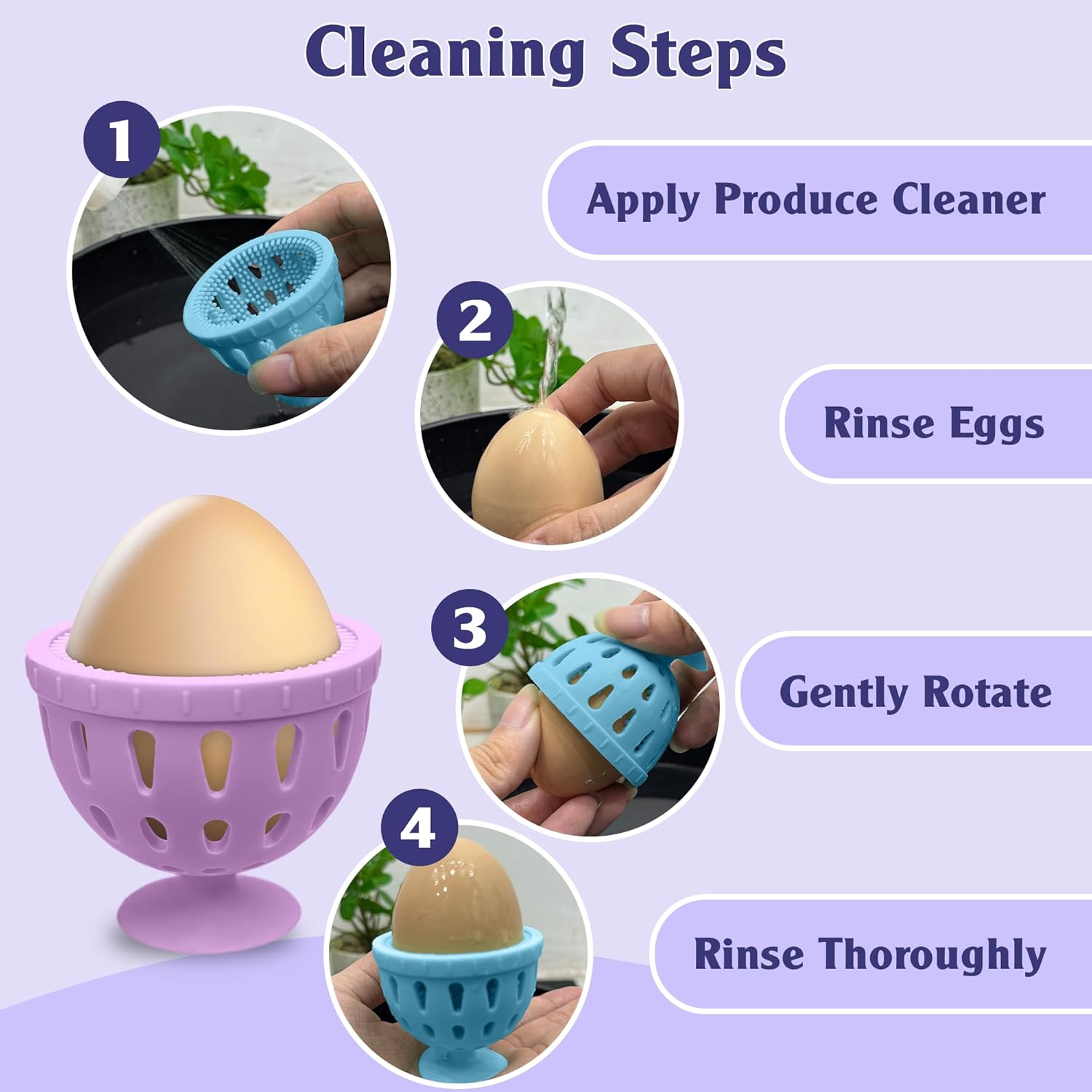 Egg Scrubber for Fresh Eggs