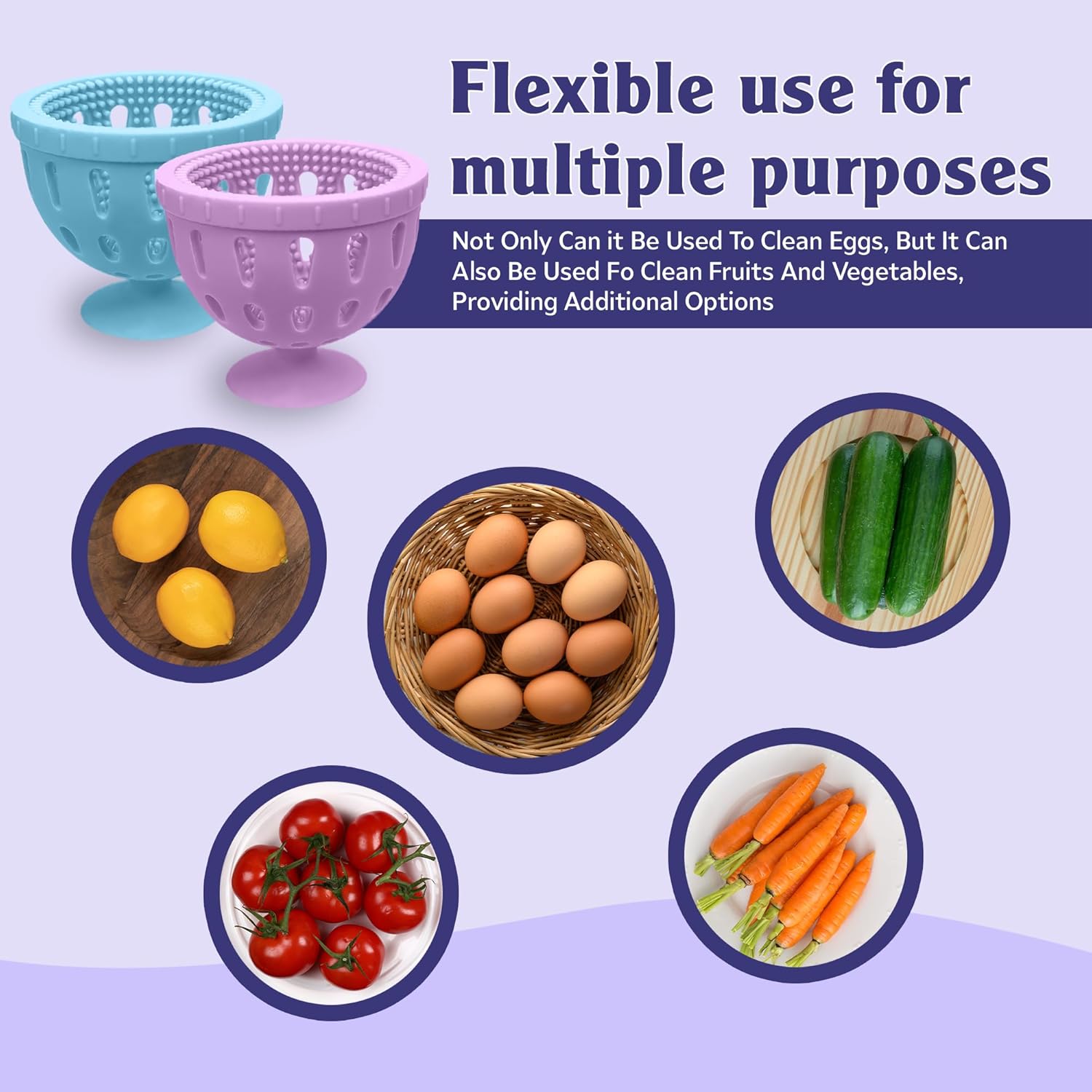 Egg Scrubber for Fresh Eggs